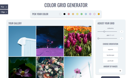 Color Grid Generator